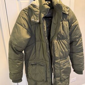 Maurices Olive Green Puffer Jacket